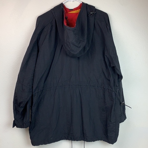 Outdoors Summit Anorak black multi pocket hooded utility weather rain jacket EUC - Picture 14 of 16